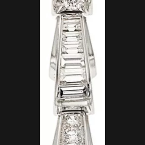 Diamond Platinum Bracelet - Picture 4 of 5